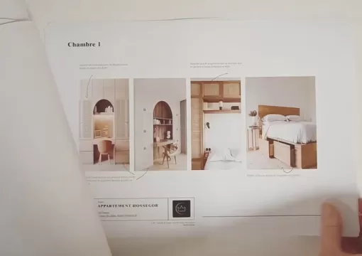 Conception de planches de décoration pour un projet d'aménagement intérieur à Hossegor