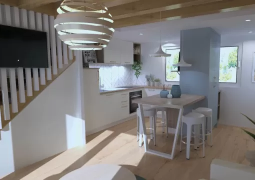 Rénovation appartement  en bord de mer à Moliets et Maa, Orthez, Atelier CS