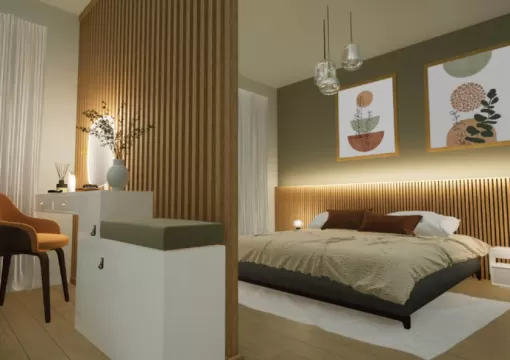 Création d'un espace dressing dans une chambre parentale à Pau