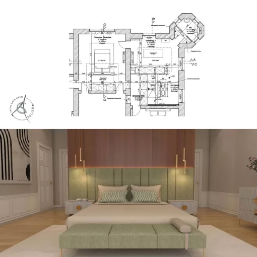Rénovation complète d'une ancienne demeure à Bayonne par architecte d’intérieur