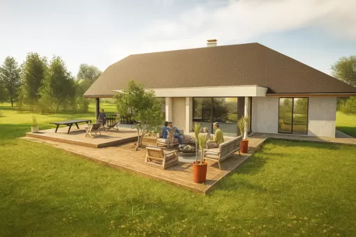 Aménagement et réalisation d'une terrasse en bois IP : un projet sur mesure avec Atelier CS, Orthez, Atelier CS