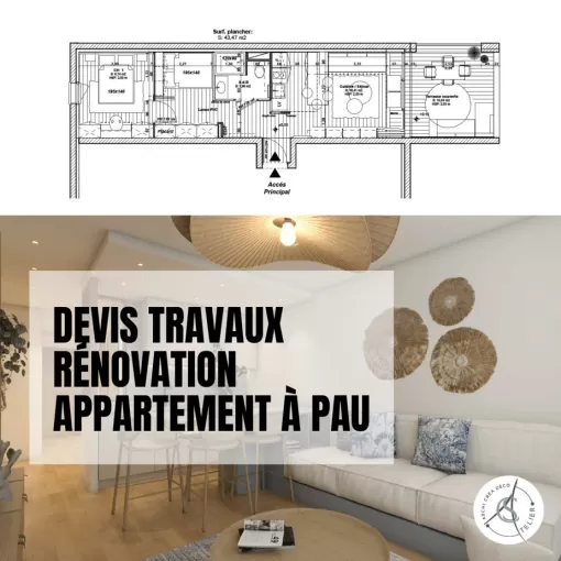 Devis Travaux Rénovation Appartement à Pau : Obtenez Votre Estimation Précise avec Atelier-CS