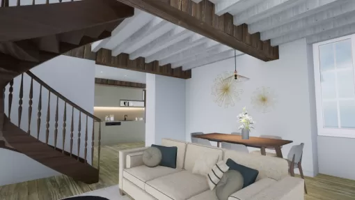 Rénovation complète d’un corps de ferme en habitation à Pau