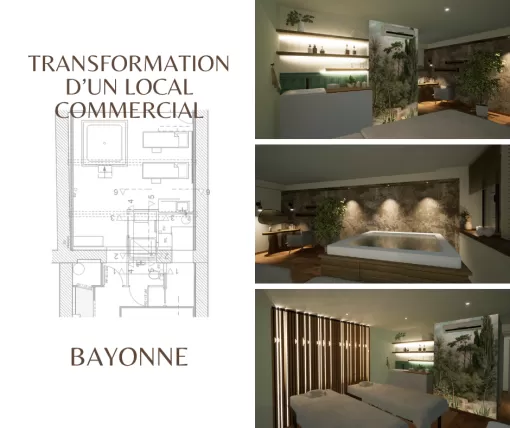 Transformation d’une grange en local commercial à Bayonne : un projet mené de A à Z par atelier-cs
