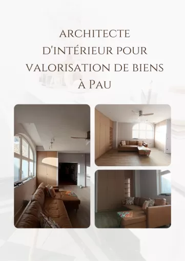 Valorisation d’un appartement à Pau : un projet sur mesure signé atelier-cs, maître d’œuvre et architecte d’intérieur