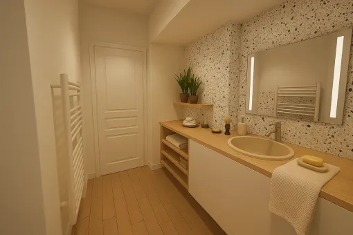 Rénovation de deux salles de bain à Salies de Béarn, Orthez, Atelier CS