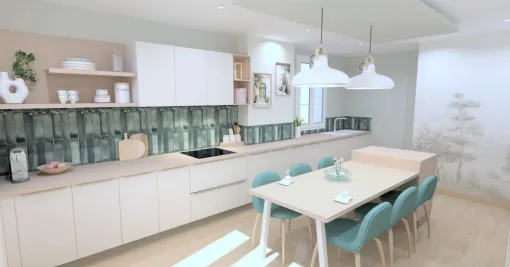 Rénovation d'une cuisine sur-mesure à Oloron Saint Mairie, Orthez, Atelier CS