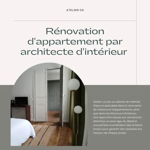 Rénovation d'appartement par architecte d'intérieur à Salies de Béarn, Orthez, Atelier CS