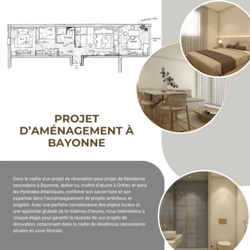 Agencement sur mesure pour projet d'aménagement intérieur à Bayonne : expertise et savoir-faire d'atelier CS, Orthez, Atelier CS