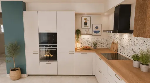 Rénovation d’une cuisine à Salies-de-Béarn : repenser les volumes, Orthez, Atelier CS