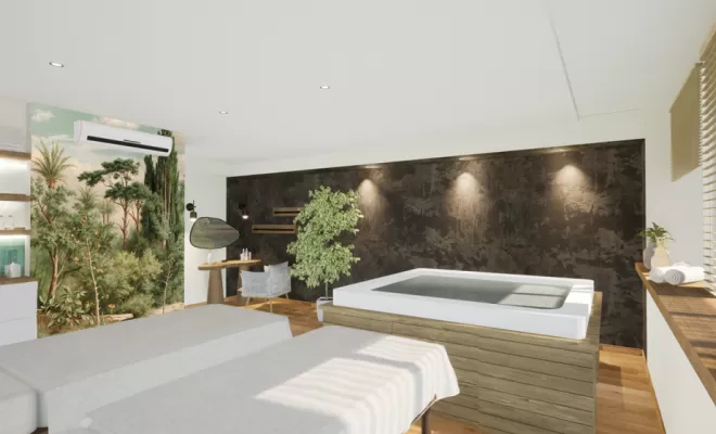 Rénovation d'un local pour la création d'un espace de détente SPA à Navarrenx