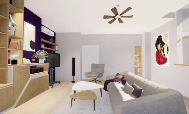 Création et réalisation d'un meuble audio sur-mesure en bois à Navarrenx