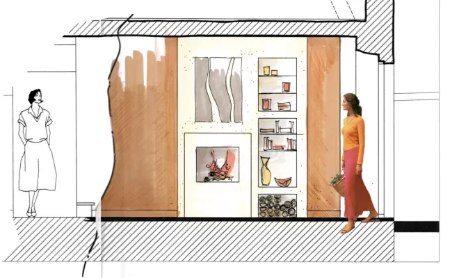 Projet de décoration d'une pièce de vie à Pau 