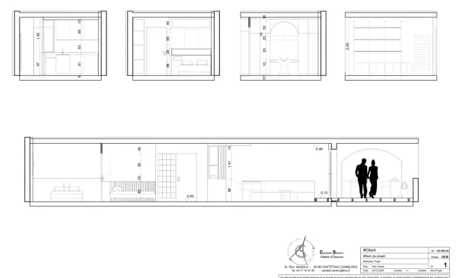 Aménagement et optimisation d’espace avec un architecte d’intérieur à Pau, Orthez, Atelier CS