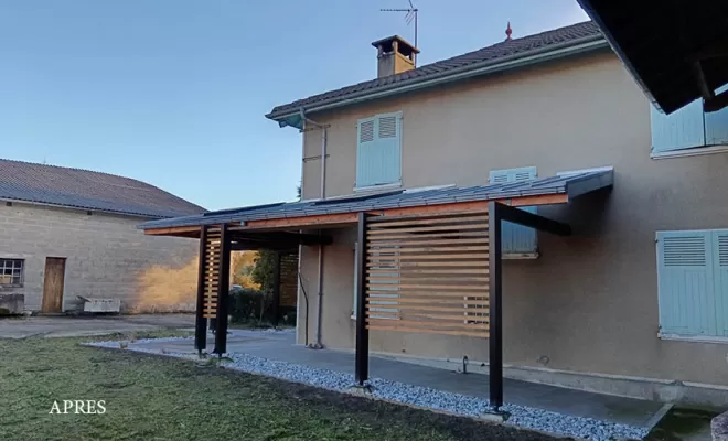 Création d'une terrasse contemporaine et naturelle par maitre d'œuvre à Bayonne