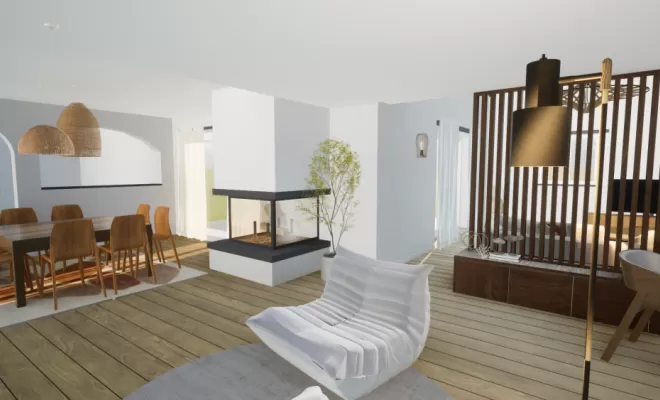 Conception d’espace de vie moderne à Bidart par architecte d’intérieur, Orthez, Atelier CS