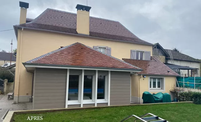 Extension adaptée à une personne à mobilité réduite à Pau