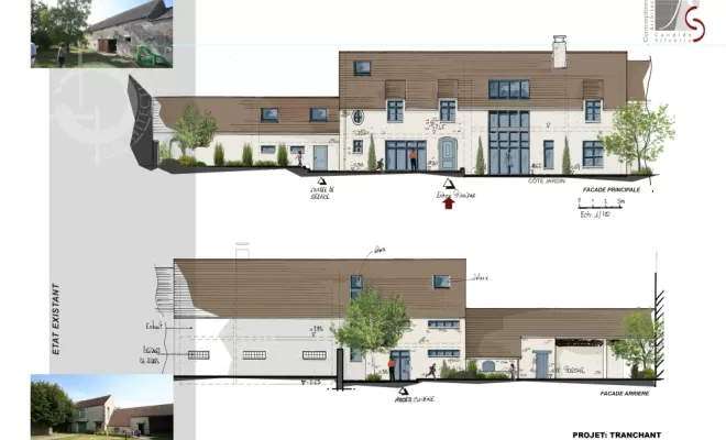 Projet de restructuration intérieur et extérieur à Peyrorades