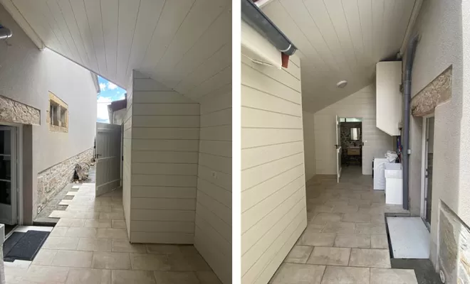 Réalisation d'une extension en ossature bois à Pau 