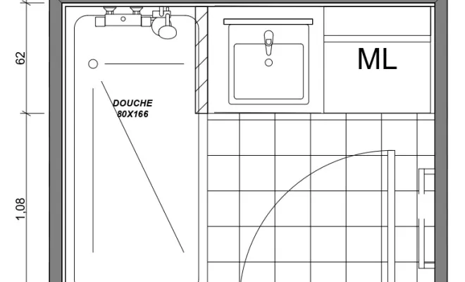 Rénovation de salle de bain à Navarrenx 