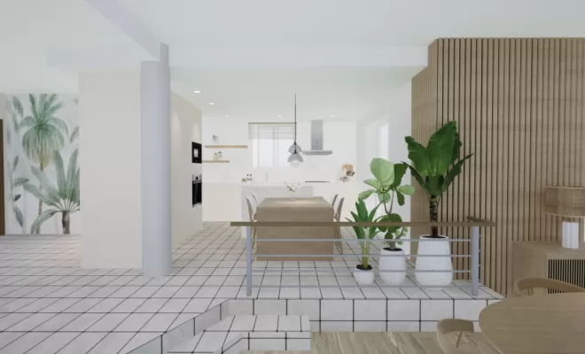 Architecte d'intérieur pour rénovation de cuisine moderne à Bayonne