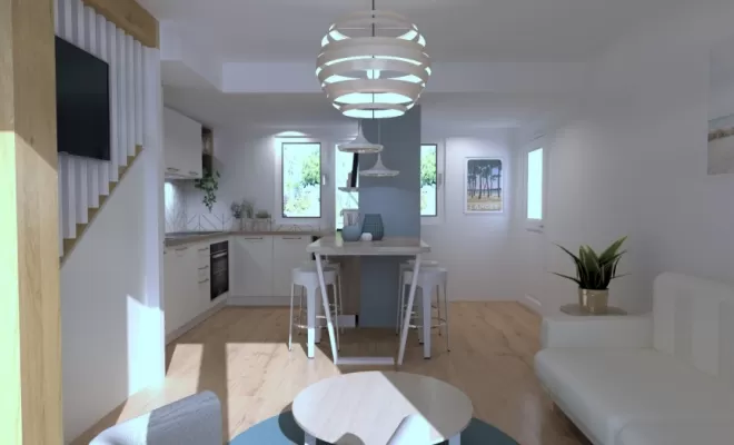 Repenser une cuisine ouverte : notre réalisation dans une maison familiale à Pau