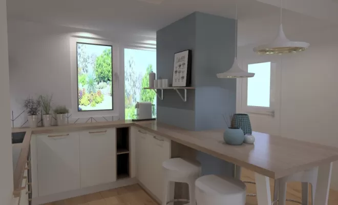 Repenser une cuisine ouverte : notre réalisation dans une maison familiale à Pau
