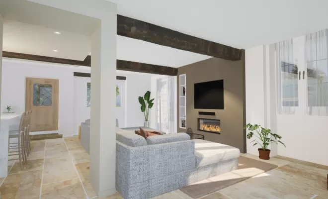 Rénovation complète d’une maison ancienne à Navarrenx , Orthez, Atelier CS