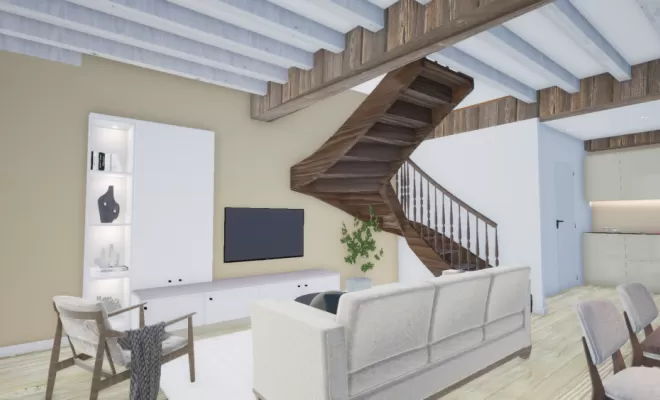 Rénover une grange en maison moderne à Pau , Orthez, Atelier CS