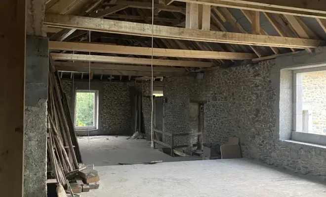 Réhabilitation d'une vieille grange béarnaise à Sauveterre de Béarn, Orthez, Atelier CS