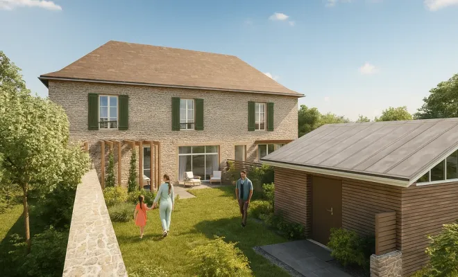 Réhabilitation d'une vieille grange béarnaise à Sauveterre de Béarn, Orthez, Atelier CS