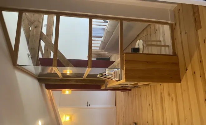 Redéfinition des espaces intérieurs dans une maison à Salis de Béarn, Orthez, Atelier CS