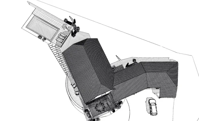 Projet d'extension de maison pour créer un garage à Orthez, Orthez, Atelier CS
