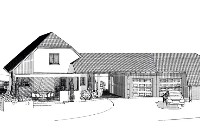Projet d'extension de maison pour créer un garage à Orthez, Orthez, Atelier CS