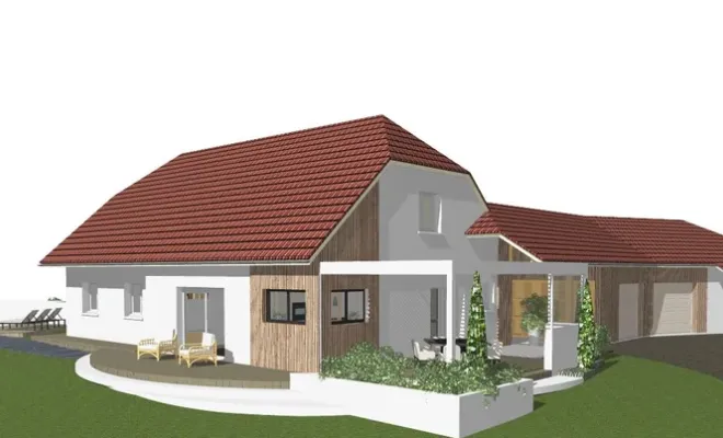  Projet d'extension d'une maison à Bérenx, Orthez, Atelier CS