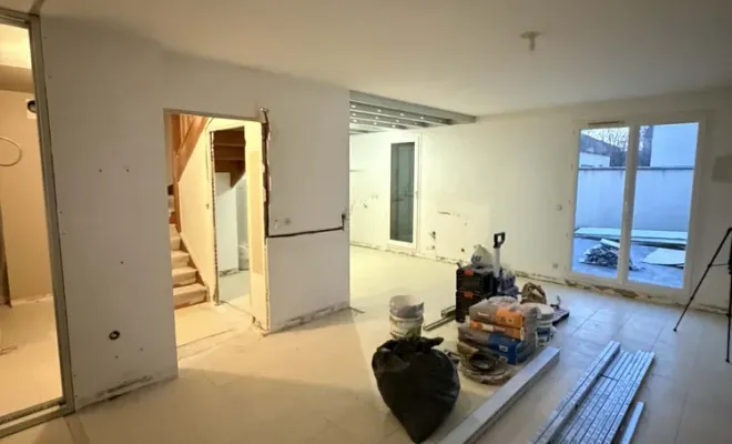 architecte d'intérieur à distance : repenser les espaces d'une maison jumelée en région parisienne, Orthez, Atelier CS