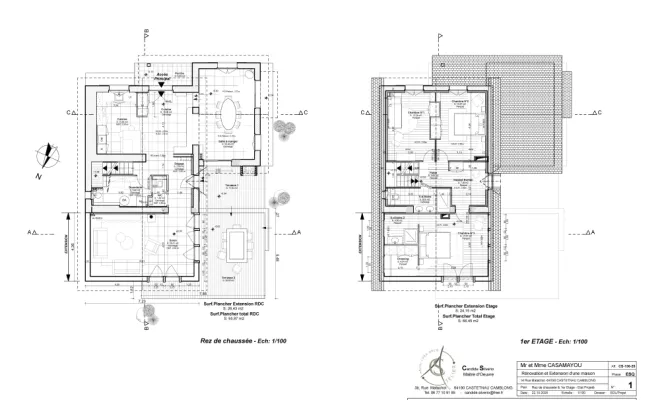 Rénovation d’une cuisine à Salies-de-Béarn : repenser les volumes, Orthez, Atelier CS