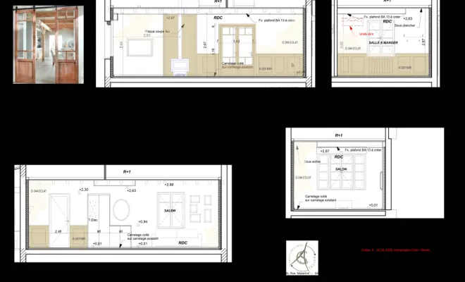 Rénovation partielle d’une maison à Navarrenx, Orthez, Atelier CS