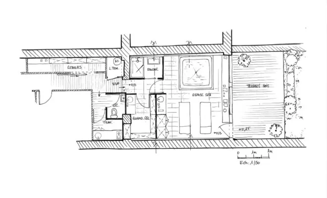 Rénovation et suivi des travaux pour institut de beauté à Navarrenx