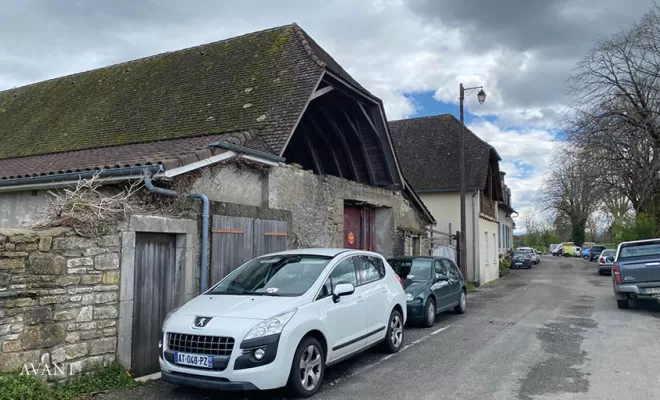 Création d'une façade bois d'une maison à Navarrenx